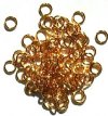 100 5mm Gold Plated Jump Rings